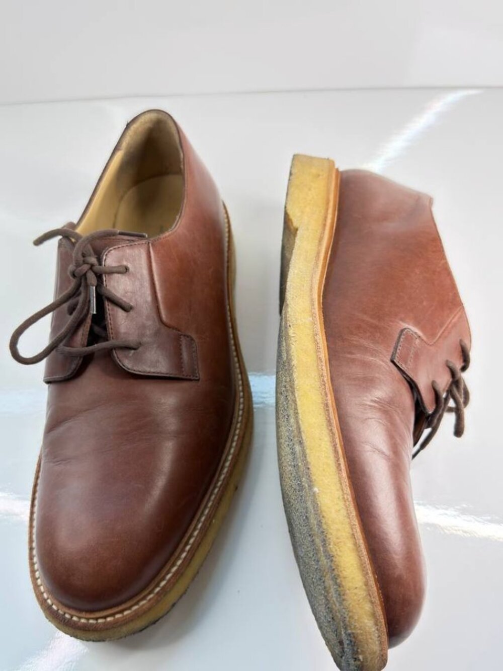 A.P.C. Rue Madame Paris Leather Derby Shoes – Men’s US 7.5 (EU 40) - Picture 3 of 16